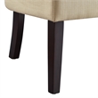 Addilynn Rectangular Bench Beige Linen Upholstered Button Tufted
