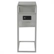 Axl End Tables Grey And Grey 2 USB Charging Ports 2 Outlets Power Plug