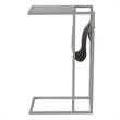 Axl End Tables Grey And Grey 2 USB Charging Ports 2 Outlets Power Plug
