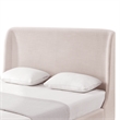 Kataleya Bed Pink Linen King Wingback Upholstered