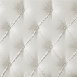 Addalynn Bed Cream White Linen Queen Rolled Top Button Tufted Nailhead Trim