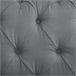 Londynn Loveseat Dark Grey Linen Button Tufted Rolled Arm Sinuous Springs