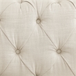 Londynn Loveseat Beige Linen Button Tufted Rolled Arm Sinuous Springs