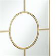 Ally Kallie Rectangular Glass Gold Polished Accent Wall Mirror