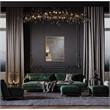 Ally Kallie Rectangular Glass Gold Polished Accent Wall Mirror