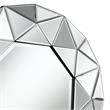 Bonnie Lailah Round Wall Mounted Mirror Accent Beveled Glass
