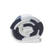 Viola Navy Acrylic 50x60 Inches 4 Corner Tassel Stripe Knit Throw Blanket