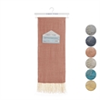 Nalani Rust Acrylic 50x60 Inches Faux Cashmere Fringe Throw Blanket