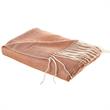 Nalani Rust Acrylic 50x60 Inches Faux Cashmere Fringe Throw Blanket