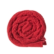 Jamar Red Polyester 50x60 Inches Chenille Diamond Cable Cozy Knit Throw Blanket