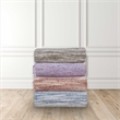 Mayra Blush Polyester 50x60 Inches Space Dye Chenille Cozy and Lightweight Throw