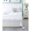 Margo White Acrylic 50x60 Inches Wool-like 4 Corner Tassel Knit Throw Blanket