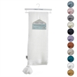 Margo White Acrylic 50x60 Inches Wool-like 4 Corner Tassel Knit Throw Blanket