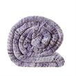 Mayra Purple Polyester 50x60 Space Dye Chenille Cozy and Lightweight Knit Throw