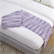 Mayra Purple Polyester 50x60 Space Dye Chenille Cozy and Lightweight Knit Throw