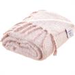 Krish  Blush Acrylic 50x60 Inches Faux Mohair Tassels Knit Throw Blanket