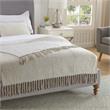 Krish Sand Acrylic 50x60 Inches Faux Mohair Tassels Knit Throw Blanket