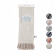 Krish Sand Acrylic 50x60 Inches Faux Mohair Tassels Knit Throw Blanket