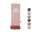 Krish Rust Acrylic 50x60 Inches Faux Mohair Tassels Knit Throw Blanket