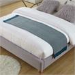 Christiana Teal Acrylic 50x60 Inches Two Tone Soft Knit Throw Blanket