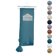 Margo Teal Acrylic 50x60 Inches Wool-like 4 Corner Tassel Knit Throw Blanket