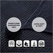 Margo Navy Acrylic 50x60 Inches Wool-like 4 Corner Tassel Knit Throw Blanket
