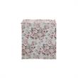 Capri  Ottoman  Cluster  Red  Linen  Upholstered  Piping  Accents