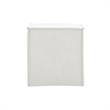 Capri  Ottoman  Pure  White  Linen  Upholstered  Piping  Accents