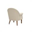 Essence Accent Chair Light Beige Linen  Upholstered Flared arms
