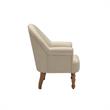 Essence Accent Chair Light Beige Linen  Upholstered Flared arms