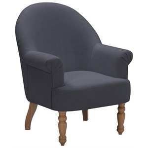 Essence  Accent Chair Dark Gray Linen  Upholstered  Flared  Arms