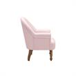 Essence  Accent  Chair  Pink Linen  Upholstered Flared  Arms