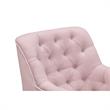 Rayleigh  Accent  Chair  Pink  Linen  Upholstered  Flared  Arms