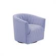 Grecia  Accent  Chair  Lilac  Velvet  Upholstered  Tufted
