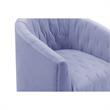 Grecia  Accent  Chair  Lilac  Velvet  Upholstered  Tufted