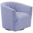Grecia  Accent  Chair  Lilac  Velvet  Upholstered  Tufted