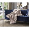 Atreyu Throw Blush Polyester 50