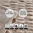 Atreyu Throw Blush Polyester 50