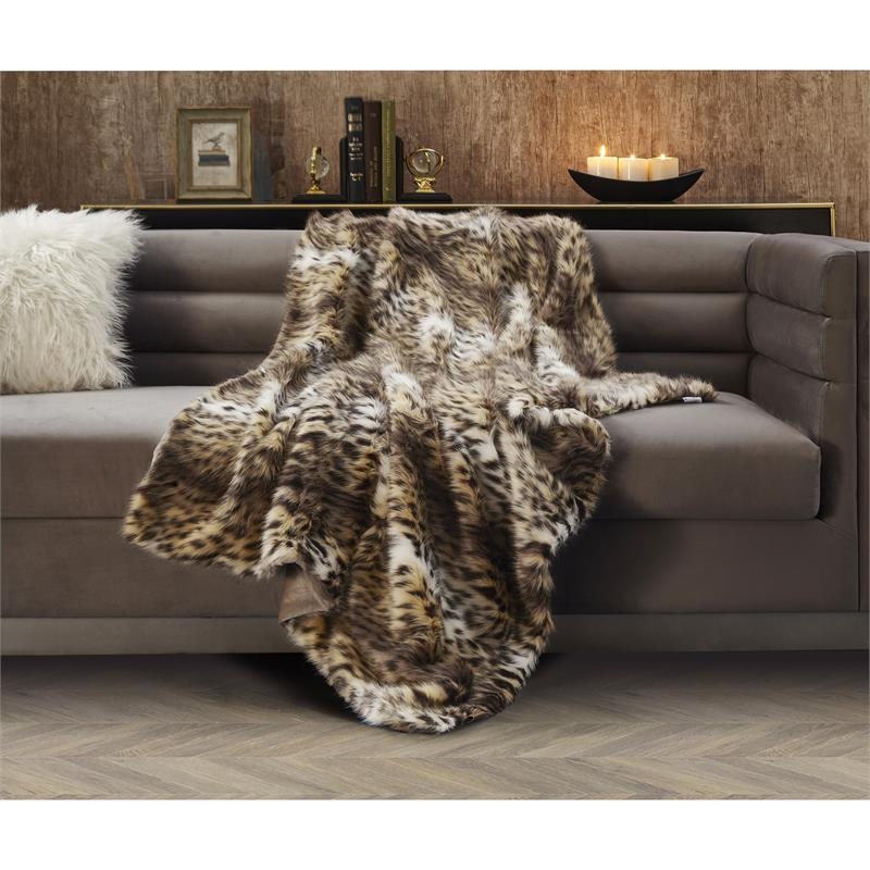 Jenson Throw Brown Acrylic 50