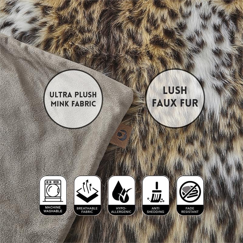 Jenson Throw Brown Acrylic 50