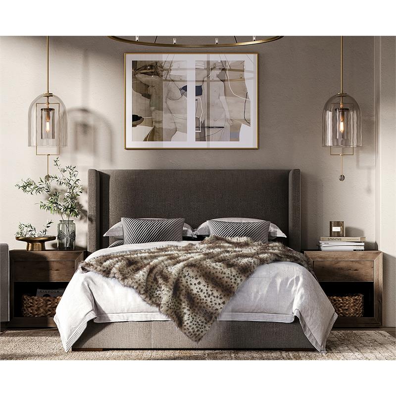 Jenson Throw Brown Acrylic 50