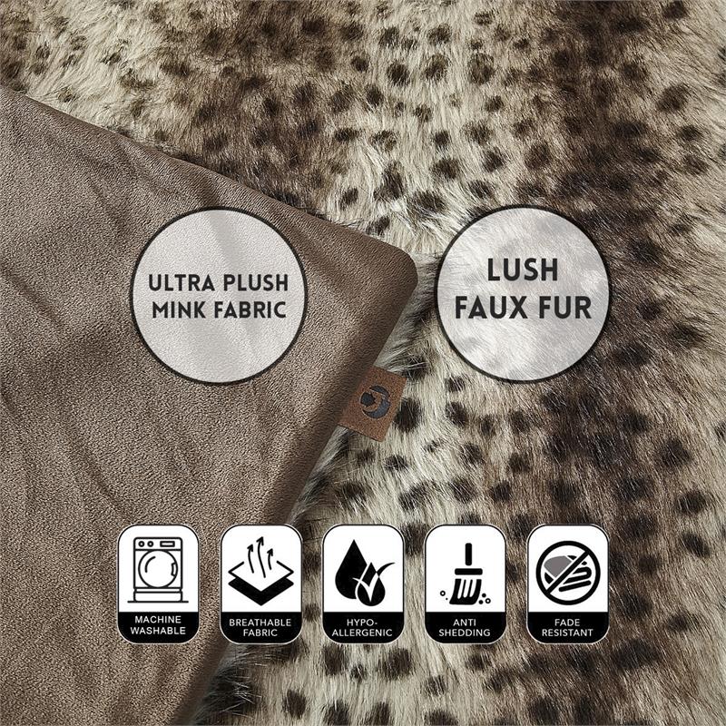 Jenson Throw Brown Acrylic 50