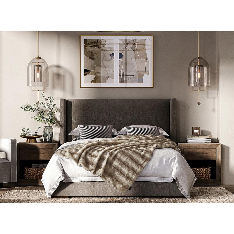Jenson Throw Brown Acrylic 50