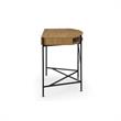 Kyran Wooden Desk Natural/Black 44.8L x 22.1W x 30H 2 Storage Drawers