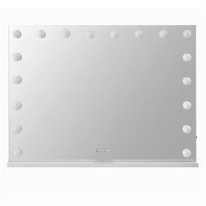 Antwan Mirror   31.5L x 4.7W x 23.6H 18 Dimmable LED Bulbs With Touch Sensor