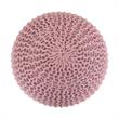 Posh Living Emmaleigh Cotton Yarn Pouf Blush
