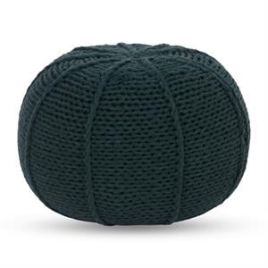 Posh Living Inaya Cotton Yarn Pouf Green