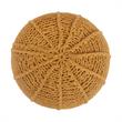 Posh Living Inaya Cotton Yarn Pouf Yellow