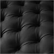 Posh Living Ryder Leather PU Sofa Black/Gold