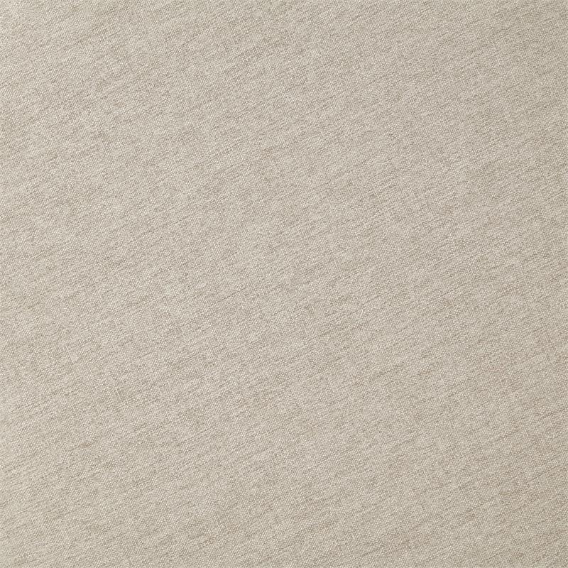 Jamil Ottoman Light Beige Linen 24.5L x 24.5W x 18.5H Upholstered Nailhead Trim